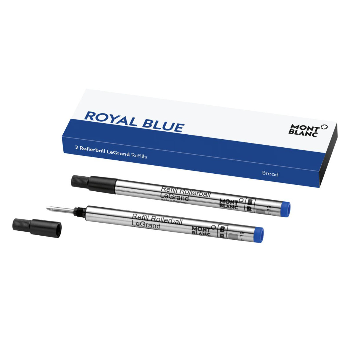 Montblanc - 2 x Rollerball LeGrand Refills (B) Royal Blue